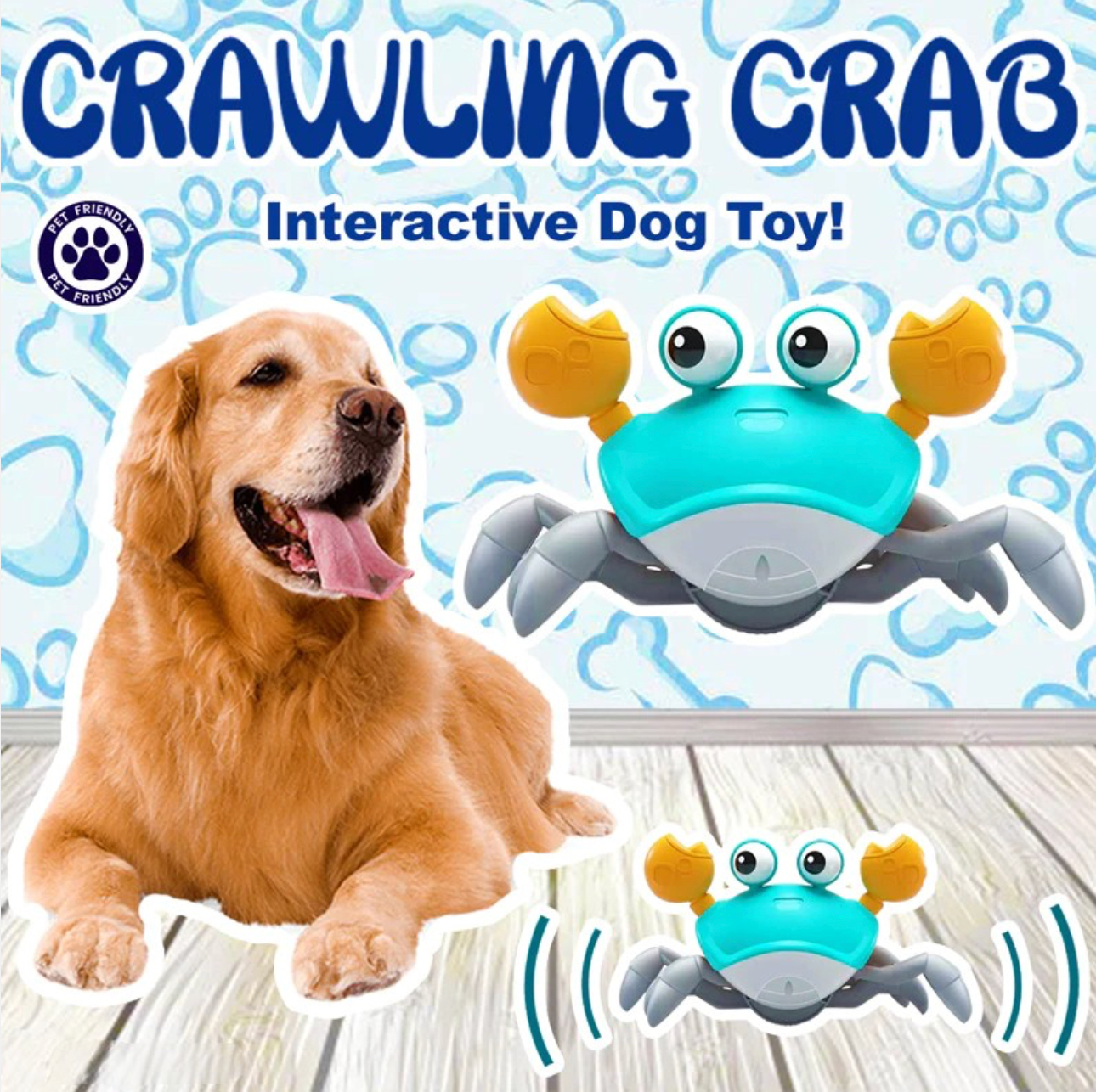 Interactive Crawling Crab